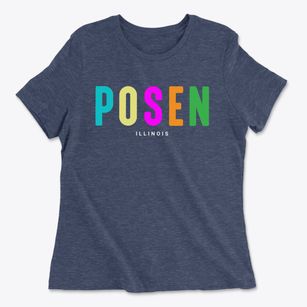 Posen Illinois Color Pop Women's Cotton T-Shirt