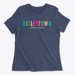 Hellertown Pennsylvania Color Pop Women's Cotton T-Shirt