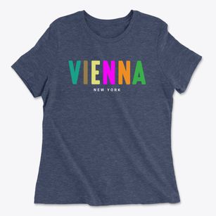 Vienna New York Color Pop Women's Cotton T-Shirt