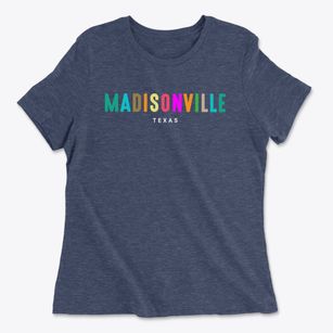 Madisonville Texas Color Pop Women's Cotton T-Shirt