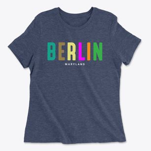 Berlin Maryland Color Pop Women's Cotton T-Shirt