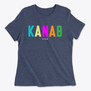 Kanab Utah Color Pop Women's Cotton T-Shirt