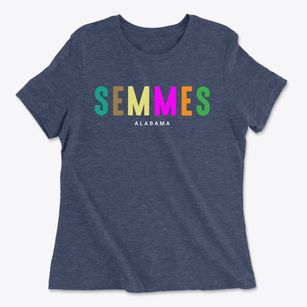 Semmes Alabama Color Pop Women's Cotton T-Shirt