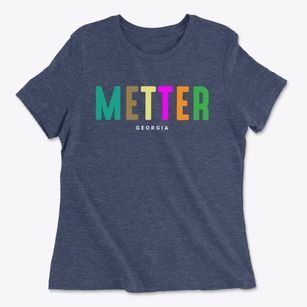 Metter Georgia Color Pop Women's Cotton T-Shirt