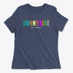 Sunnyside California Color Pop Women's Cotton T-Shirt