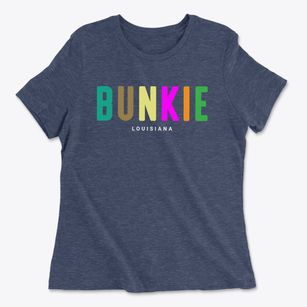 Bunkie Louisiana Color Pop Women's Cotton T-Shirt