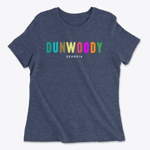 Dunwoody Georgia Color Pop Women's Cotton T-Shirt