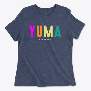 Yuma Colorado Color Pop Women's Cotton T-Shirt