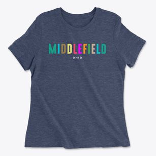 Middlefield Ohio Color Pop Women's Cotton T-Shirt