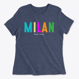 Milan New York Color Pop Women's Cotton T-Shirt