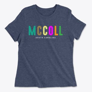 Mccoll South Carolina Color Pop Women's Cotton T-Shirt