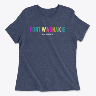 Fort Washakie Wyoming Color Pop Women's Cotton T-Shirt