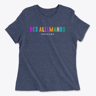 Des Allemands Louisiana Color Pop Women's Cotton T-Shirt