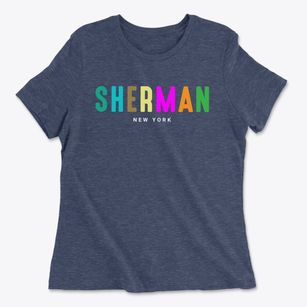 Sherman New York Color Pop Women's Cotton T-Shirt