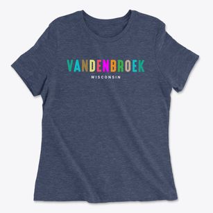 Vandenbroek Wisconsin Color Pop Women's Cotton T-Shirt