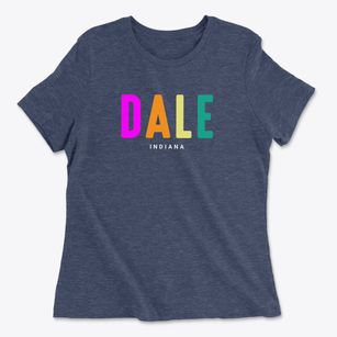 Dale Indiana Color Pop Women's Cotton T-Shirt