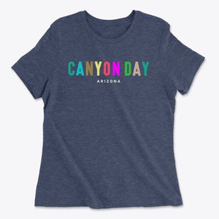 Canyon Day Arizona Color Pop Women's Cotton T-Shirt