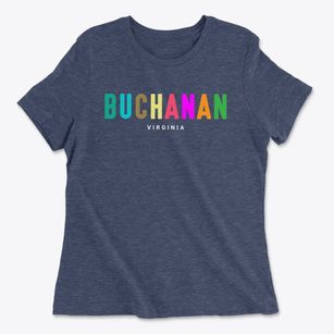 Buchanan Virginia Color Pop Women's Cotton T-Shirt