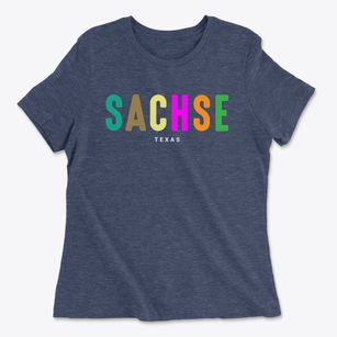 Sachse Texas Color Pop Women's Cotton T-Shirt
