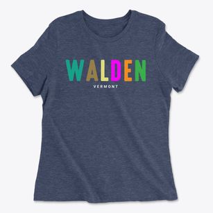 Walden Vermont Color Pop Women's Cotton T-Shirt