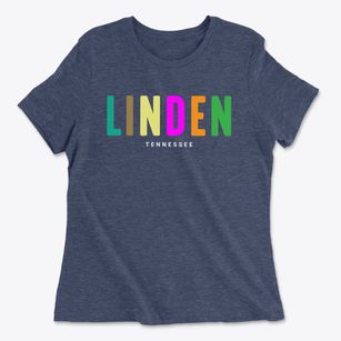 Linden Tennessee Color Pop Women's Cotton T-Shirt