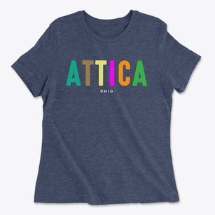 Attica Ohio Color Pop Women's Cotton T-Shirt