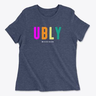 Ubly Michigan Color Pop Women's Cotton T-Shirt