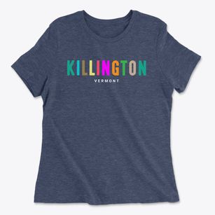 Killington Vermont Color Pop Women's Cotton T-Shirt