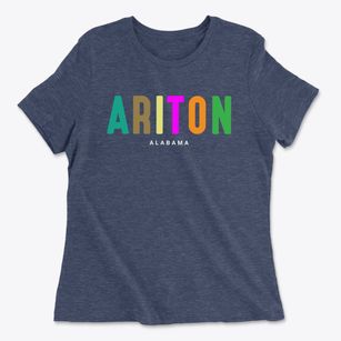 Ariton Alabama Color Pop Women's Cotton T-Shirt
