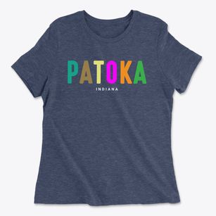 Patoka Indiana Color Pop Women's Cotton T-Shirt