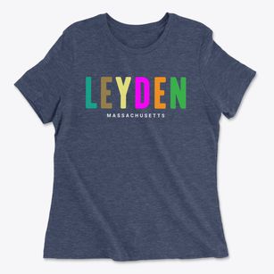 Leyden Massachusetts Color Pop Women's Cotton T-Shirt