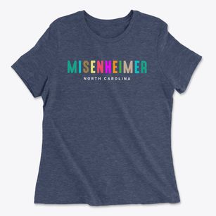 Misenheimer North Carolina Color Pop Women's Cotton T-Shirt
