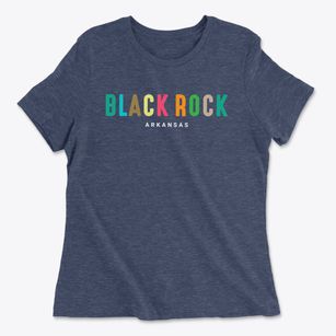 Black Rock Arkansas Color Pop Women's Cotton T-Shirt