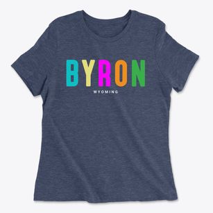 Byron Wyoming Color Pop Women's Cotton T-Shirt