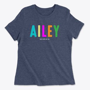 Ailey Georgia Color Pop Women's Cotton T-Shirt