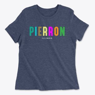 Pierron Illinois Color Pop Women's Cotton T-Shirt