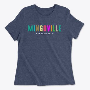 Mingoville Pennsylvania Color Pop Women's Cotton T-Shirt