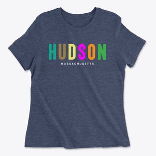 Hudson Massachusetts Color Pop Women's Cotton T-Shirt