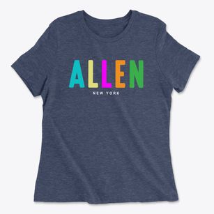 Allen New York Color Pop Women's Cotton T-Shirt