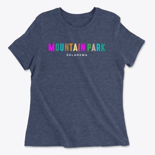 Mountain Park Oklahoma Color Pop Women's Cotton T-Shirt