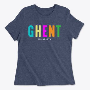 Ghent Minnesota Color Pop Women's Cotton T-Shirt