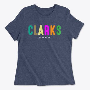 Clarks Nebraska Color Pop Women's Cotton T-Shirt