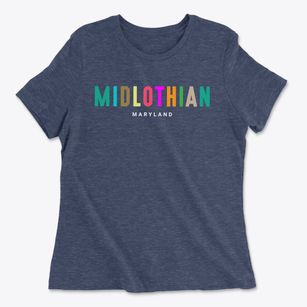 Midlothian Maryland Color Pop Women's Cotton T-Shirt