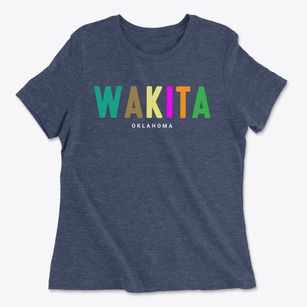 Wakita Oklahoma Color Pop Women's Cotton T-Shirt