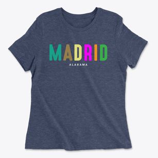 Madrid Alabama Color Pop Women's Cotton T-Shirt