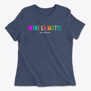 Mine La Motte Missouri Color Pop Women's Cotton T-Shirt