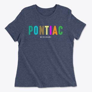 Pontiac Missouri Color Pop Women's Cotton T-Shirt