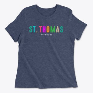 St. Thomas Missouri Color Pop Women's Cotton T-Shirt