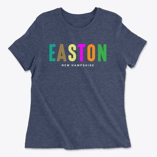 Easton New Hampshire Color Pop Women's Cotton T-Shirt