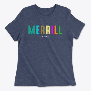 Merrill Maine Color Pop Women's Cotton T-Shirt